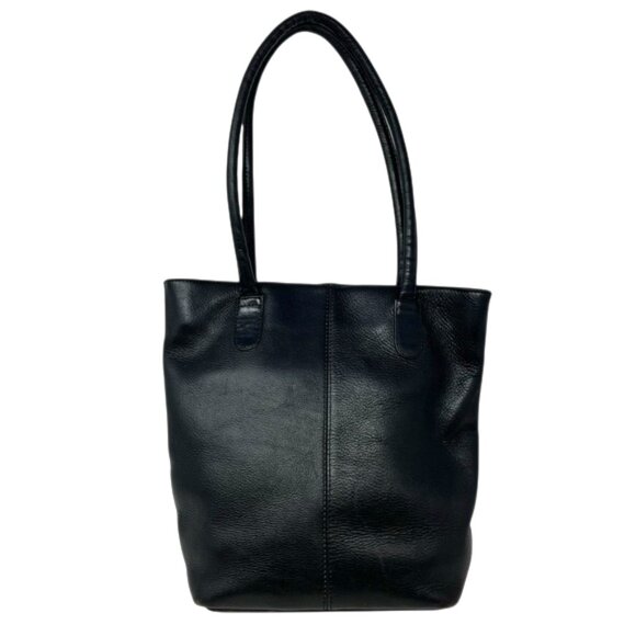 Hobo International Double Strap‎ Leather Shoulder Bag Black - Picture 1 of 13